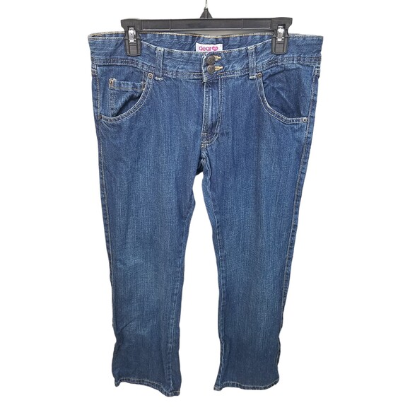 Dear ab Womens Size 12S Blue Solid BootCut Jeans - Picture 7 of 9